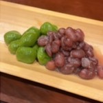 丹波大納言と宇治抹茶白玉のぜんざい 丹波大納言と宇治抹茶白玉のぜんざい